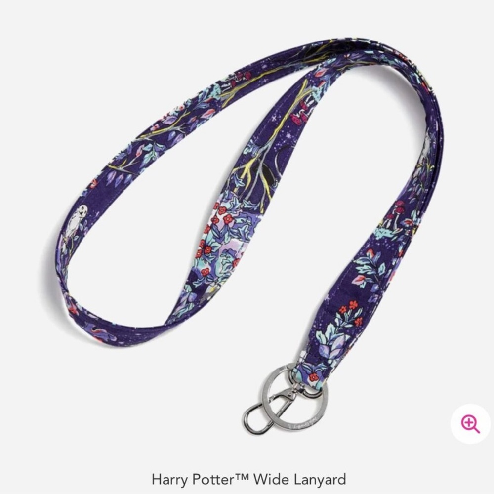 NEW VERA BRADLEY HARRY POTTER WIDE LANYARD KEYCHAIN